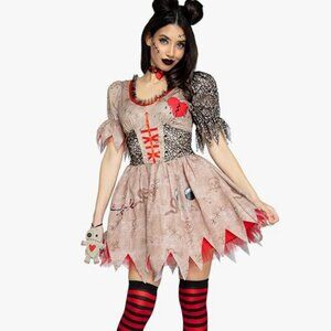 Leg Avenue NWT VooDoo Doll Halloween Costume